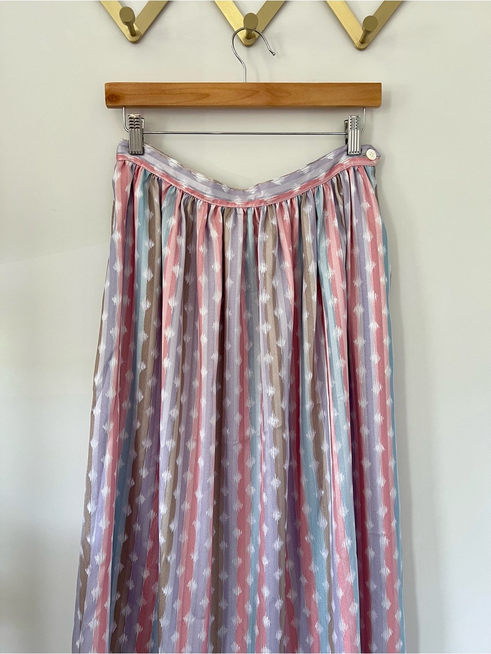 Vintage Silky Pastel Skirt